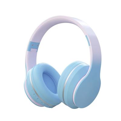 Cuffie sopra l'orecchio, cuffie leggere pieghevoli di Bluetooth dell'ABS con la spigola profonda