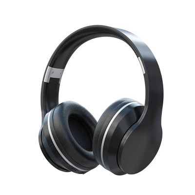Cuffie sopra l'orecchio, cuffie leggere pieghevoli di Bluetooth dell'ABS con la spigola profonda