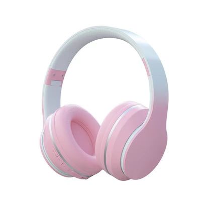 Cuffie sopra l'orecchio, cuffie leggere pieghevoli di Bluetooth dell'ABS con la spigola profonda