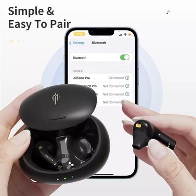 Rumore impermeabile IPX5 che annulla Bluetooth Earbuds con il caso di carico senza fili