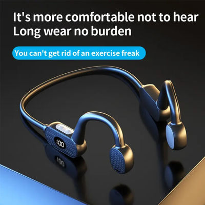 Cuffie senza fili impermeabili di Bluetooth di conduzione di osso non in orecchio