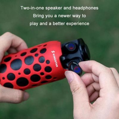 2 in 1 radio delle cuffie di TWS Bluetooth con l'altoparlante portatile all'aperto Mic Handsfree