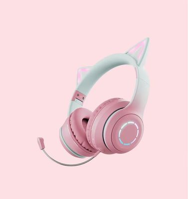 Cuffie luminose di Bluetooth delle cuffie senza fili dei bambini dell'ABS con il microfono