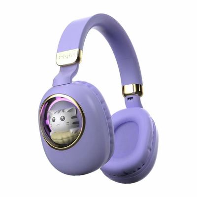 Le cuffie senza fili dei bambini di Bluetooth diffondono l'annullamento con l'ardore del LED