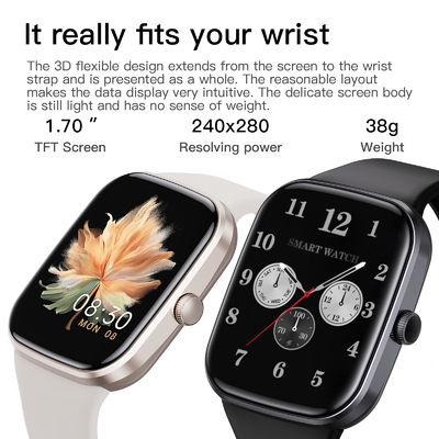 Cuore Rate Waterproof Smartwatch With ECG di sport e pressione sanguigna