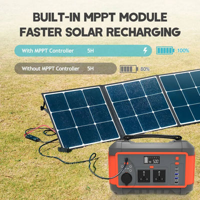 Generatore solare della batteria al litio della centrale elettrica 600W 162Ah di CA della tassa rapida portatile di CC USB
