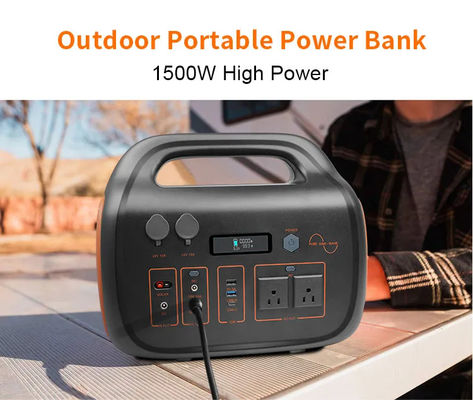 Stazione portatile del FCC ROHS Electric Power, CC solare del corredo del generatore 1500W a corrente alternata