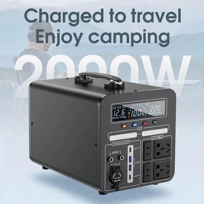 generatore solare della centrale elettrica portatile del generatore 2000W per il campeggio di blackout di emergenza