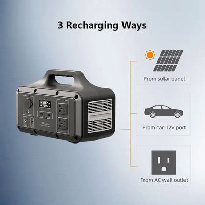 2000w centrale elettrica portatile, generatore solare della batteria della lama