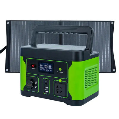 Generatore solare portatile di grande capacità, generatore di corrente solare 500W
