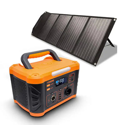 centrale elettrica portatile 12KG del generatore 1000w con il pannello solare