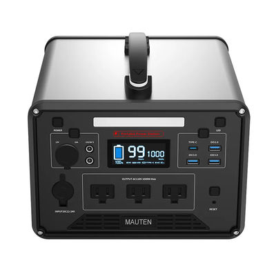 centrale elettrica portatile 12kg di emergenza di 1000W 400000mah per gli strumenti