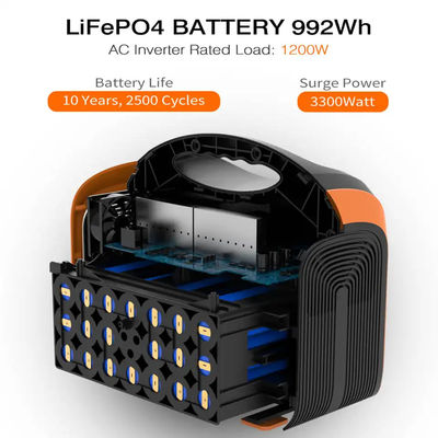 1800W corredo solare portatile portatile 15kg del generatore della centrale elettrica Lifepo4