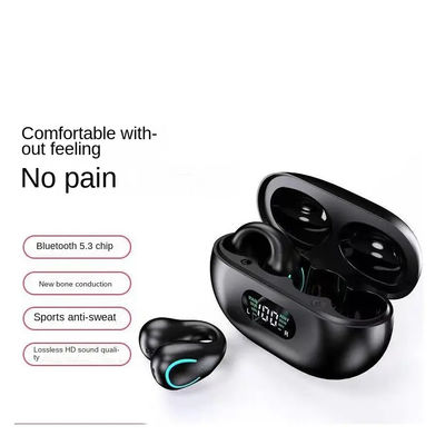 Clip conduzione di osso persa delle cuffie di Bluetooth di sport su anti Mic Talking Headset senza fili