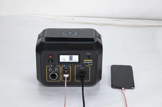Auto che determina la centrale elettrica di carico senza fili portatile di campeggio della centrale elettrica 330W 317.4Wh