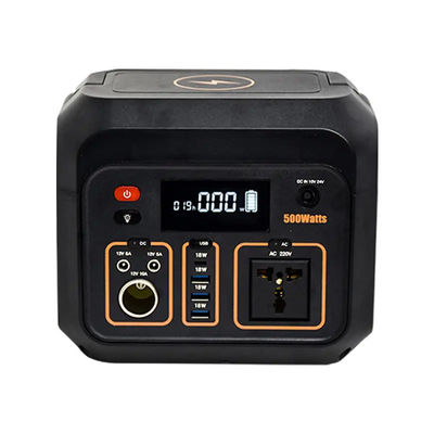 Centrale elettrica portatile all'aperto mobile multifunzionale dell'alimentazione elettrica 500w