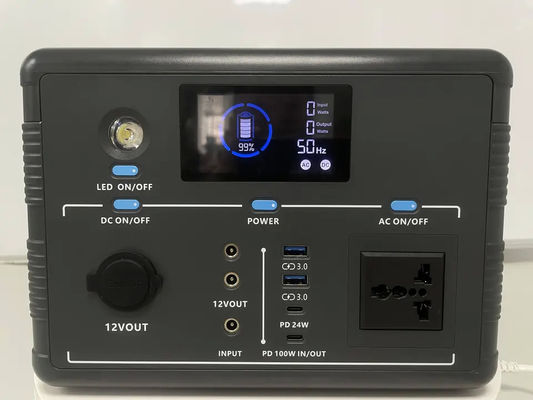 centrale elettrica solare di 500W Lifepo4, certificati portatili del FCC del CE ROHS della centrale elettrica 518wh
