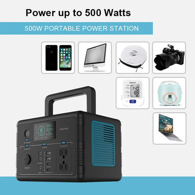 centrale elettrica solare di 500W Lifepo4, certificati portatili del FCC del CE ROHS della centrale elettrica 518wh