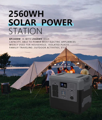 IL ODM dell'OEM solare portatile della centrale elettrica 2560Wh della casa 2400W accetta