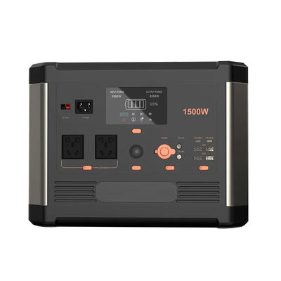Centrale elettrica portatile di campeggio della centrale elettrica 1500w 1536wh Lifepo4 di emergenza