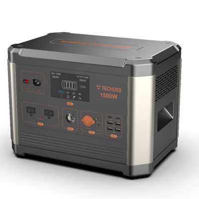 Centrale elettrica portatile di campeggio della centrale elettrica 1500w 1536wh Lifepo4 di emergenza