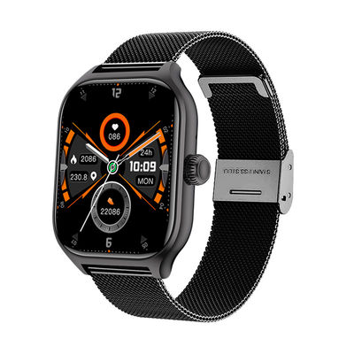 Frequenza cardiaca Pressione sanguigna Ossigeno Tracker fitness Sport impermeabile Smartwatch Per Android